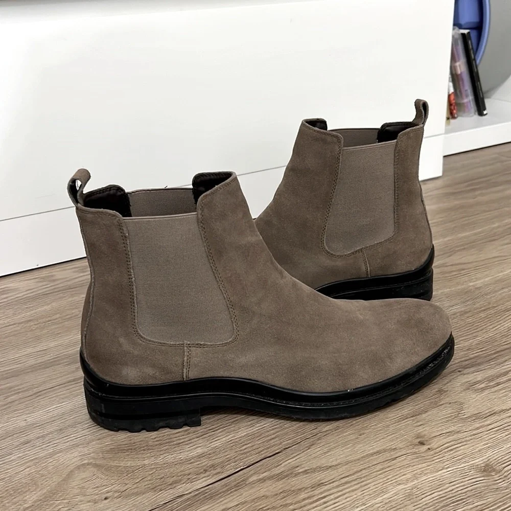 Blondo Mens Waterproof Suede Ankle Boots - Picture 1 of 9